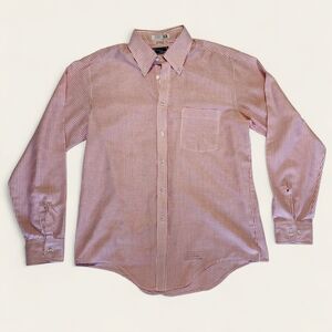 Vintage Country Squire Red Striped Button Down Shirt‎ | Men's 16-34/35